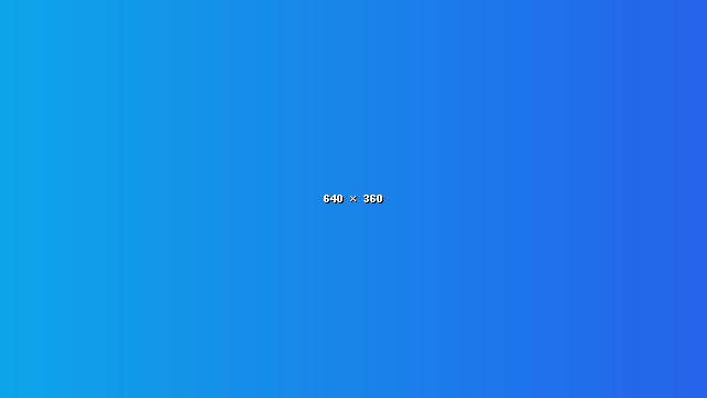 Temporary 640 by 360 layout placeholder
